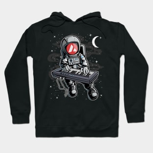 Astronaut Organ Avalanche AVAX Coin To The Moon Crypto Token Cryptocurrency Blockchain Wallet Birthday Gift For Men Women Kids Hoodie